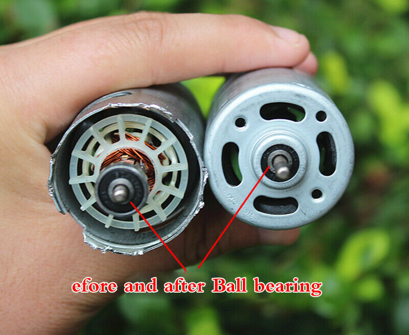 High-speed dual ball bearing motor Big Torque 545 portable hand drill motor