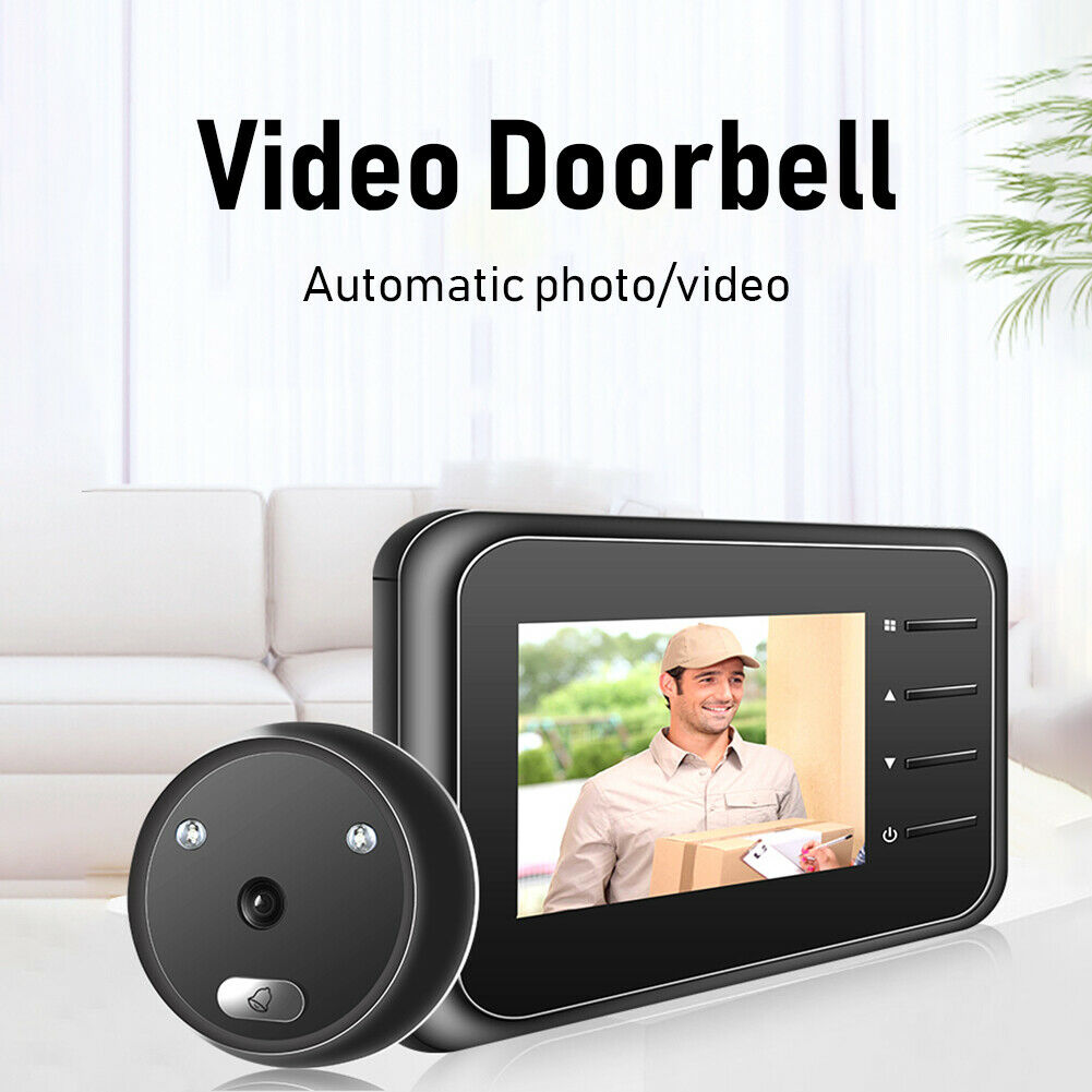 R11 2.4 inch Digital Doorbell IR Night Vision Peephole Door Bell Viewer Camera