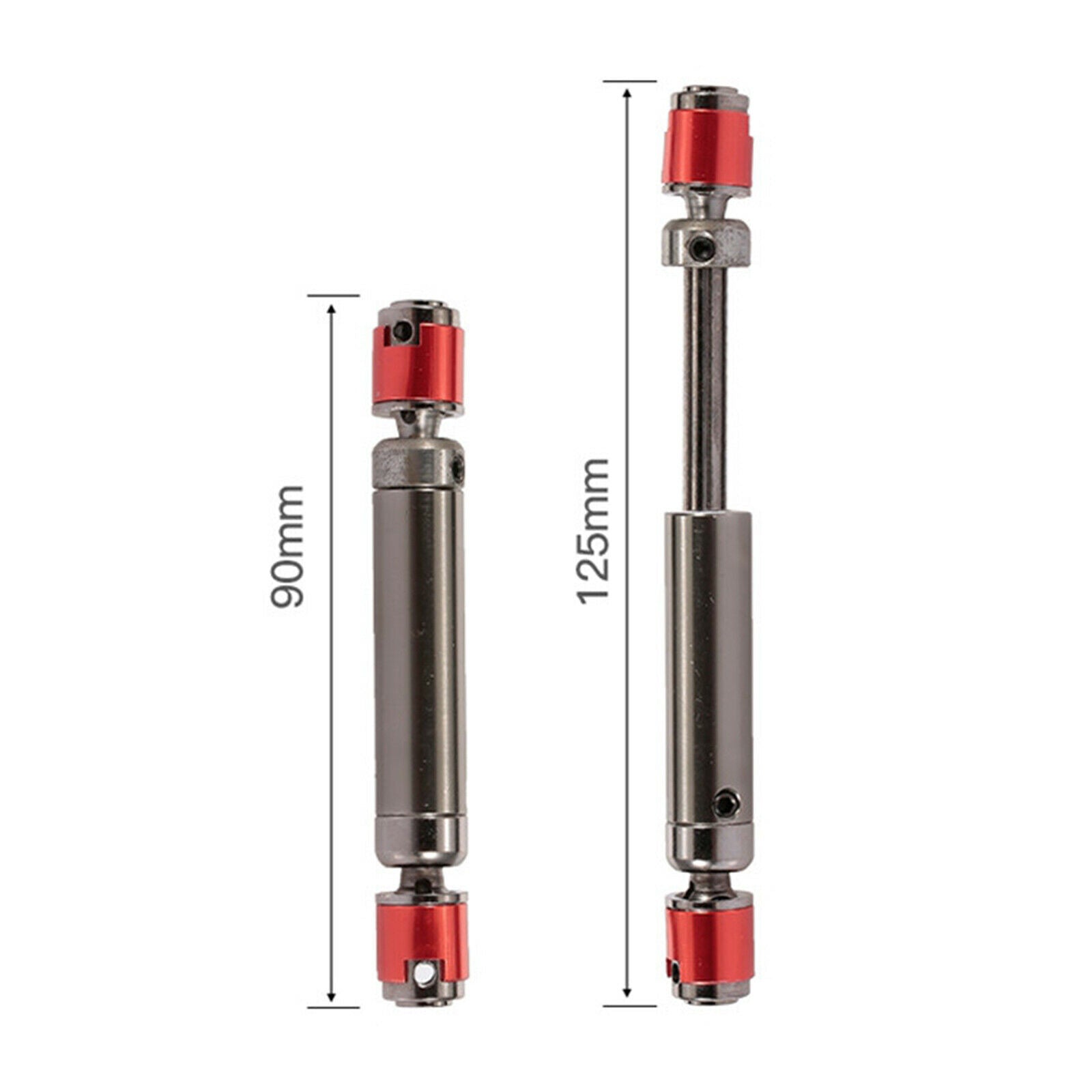 2Pcs RC Car Adjustable Drive Shaft for Most Brand 1:10 RC Rock Crawler Accs