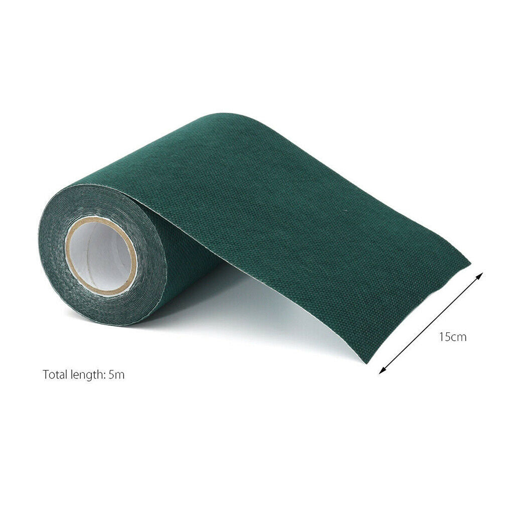 Artificial Grass Seaming Tape Self-Adhesive Tape- 15cmx5m/ 6''x16.5ft, Green