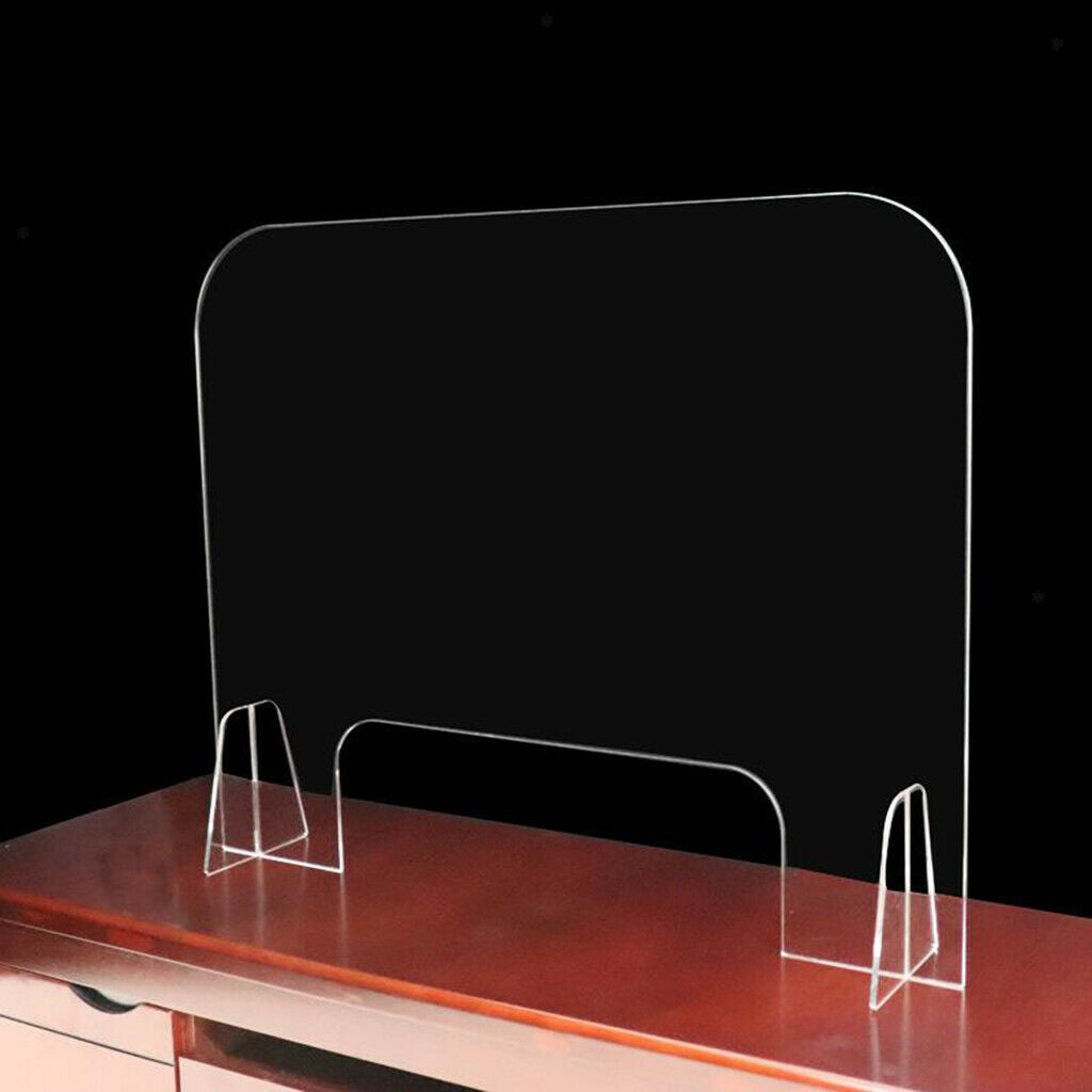 Nail Salon SNEEZE GUARD Acrylic Barrier Desktop Countertop Shield Screen
