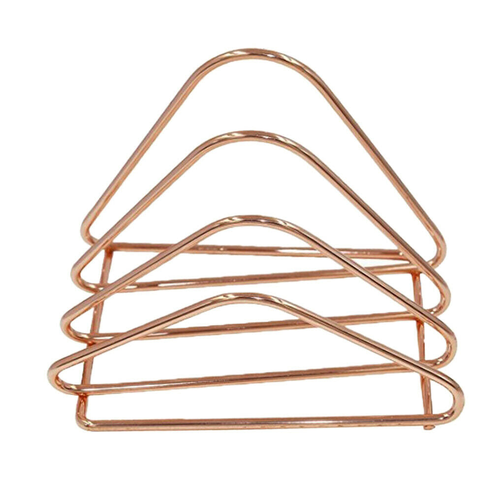 Golden Plated Magazine Newspaper Holder Basket - Magazine Rack - Desk or Table