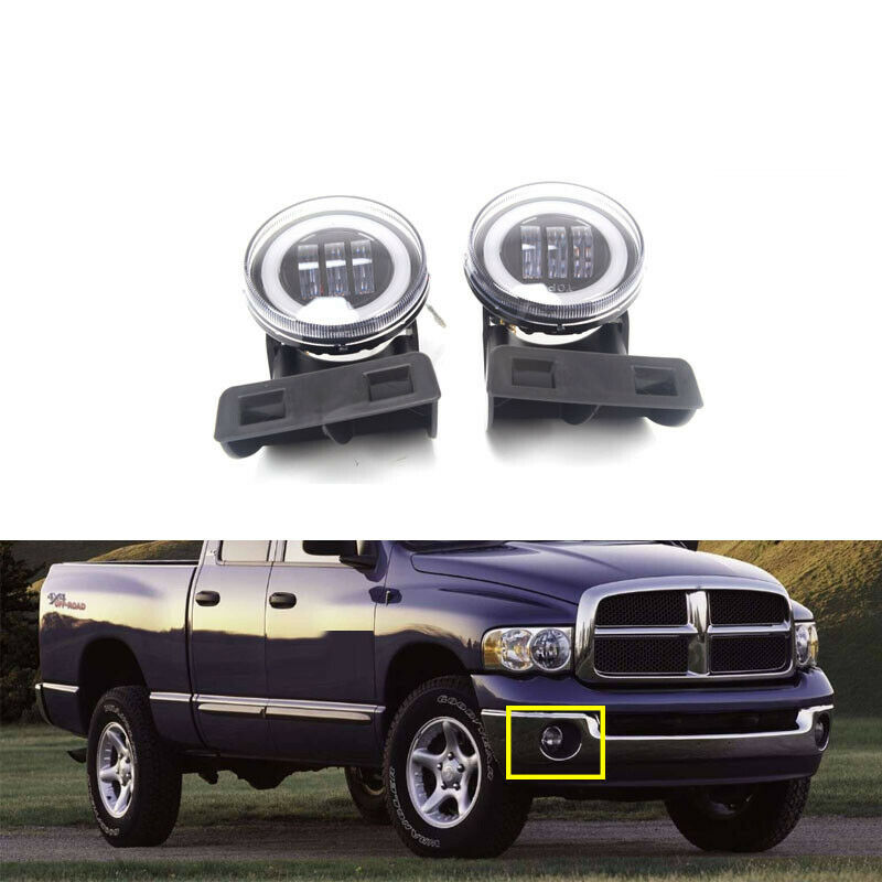 Car Fog Lights Running Lights LED Modified Daytime Running Lights DRL Lights fR6