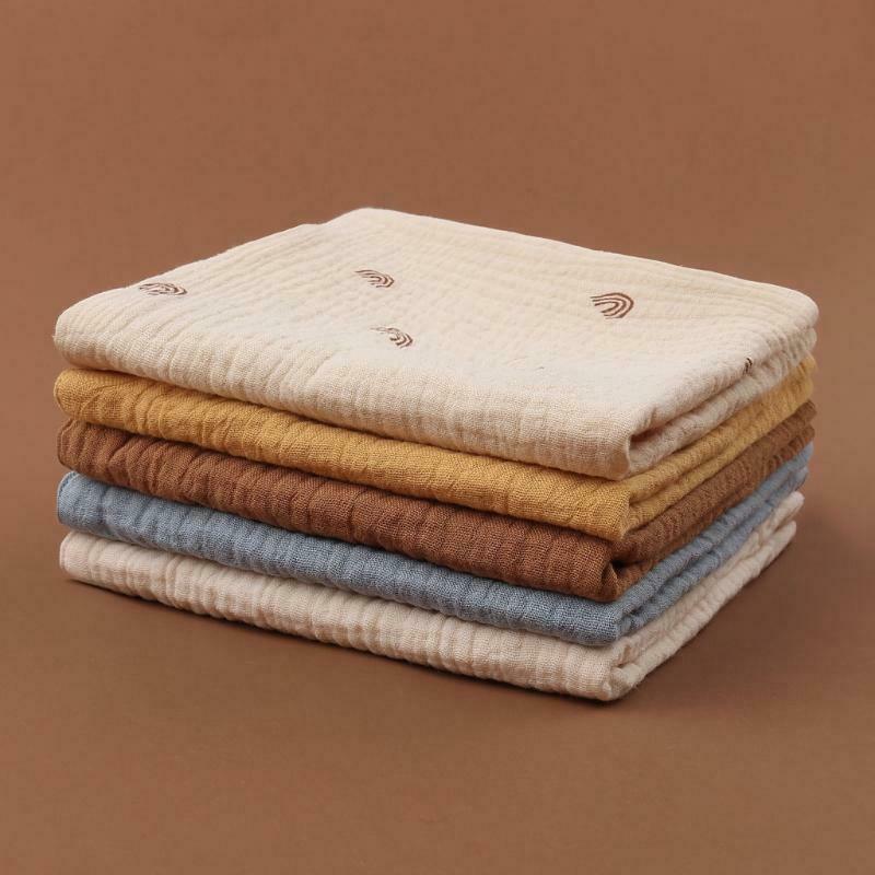 5pcs Baby Handkerchief Newborn Face Towel 30x30cm Cotton Feeding Bibs Burp Cloth