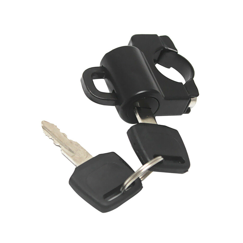 7/8" 22mm Motorcycle Acooters Bike Helmet Lock with 2 Keys Set Useful