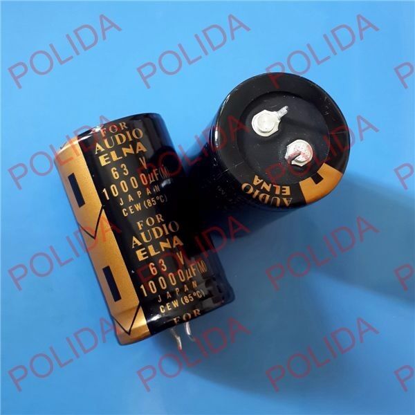 4PCS ELNA AUDIO Electrolytic Capacitor size: 30*50mm 10000UF63V/63V10000UF