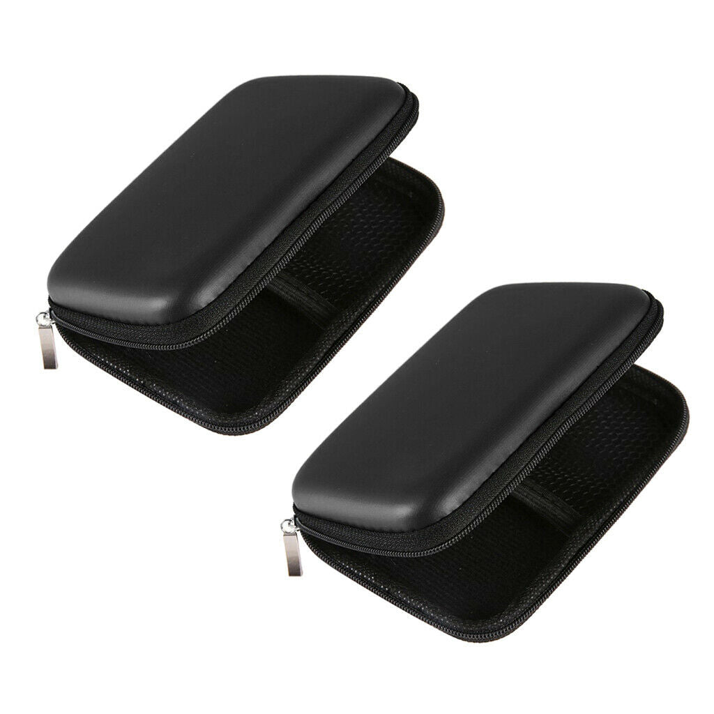 2 Pieces Hard Drive Carrying Case Bag for 2.5 Inch HDD, Ultra Game Drive