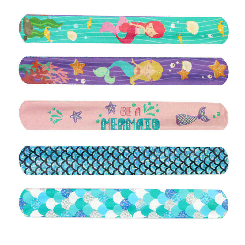 4Pcs Little Mermaid Theme Party Clap Circle Toys Birthday Decor Girl Part.l8