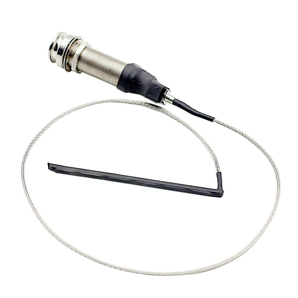 High Quality 6.35mm EQ Piezo Pickup for Acoustic Guitar Kalimba 69mm Stick