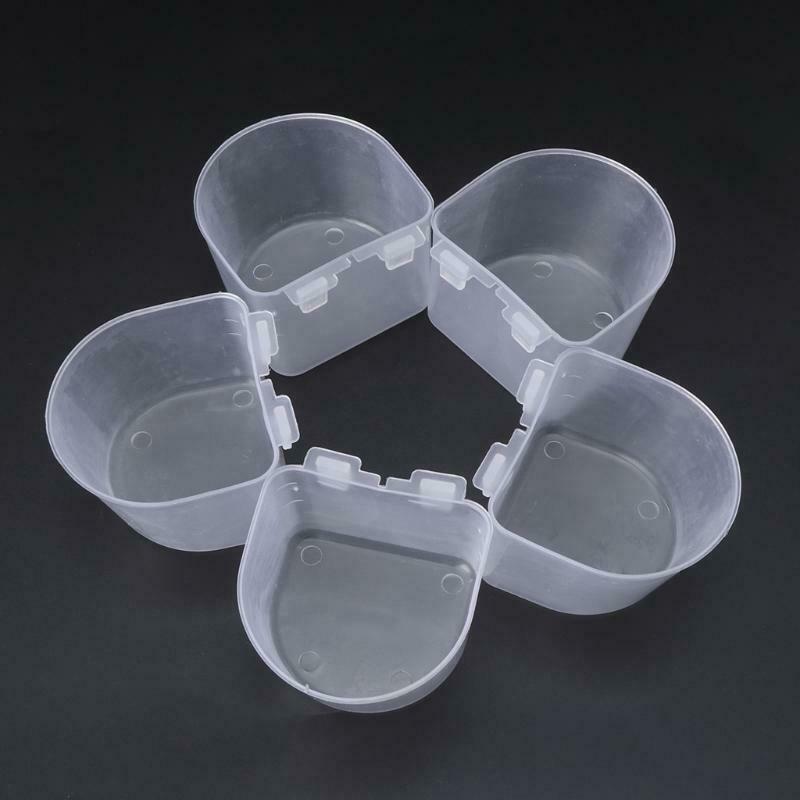 Parrot Bird Hamster Flat Bottom Feeding Cup Hanging Drinking Food Bowl Tools