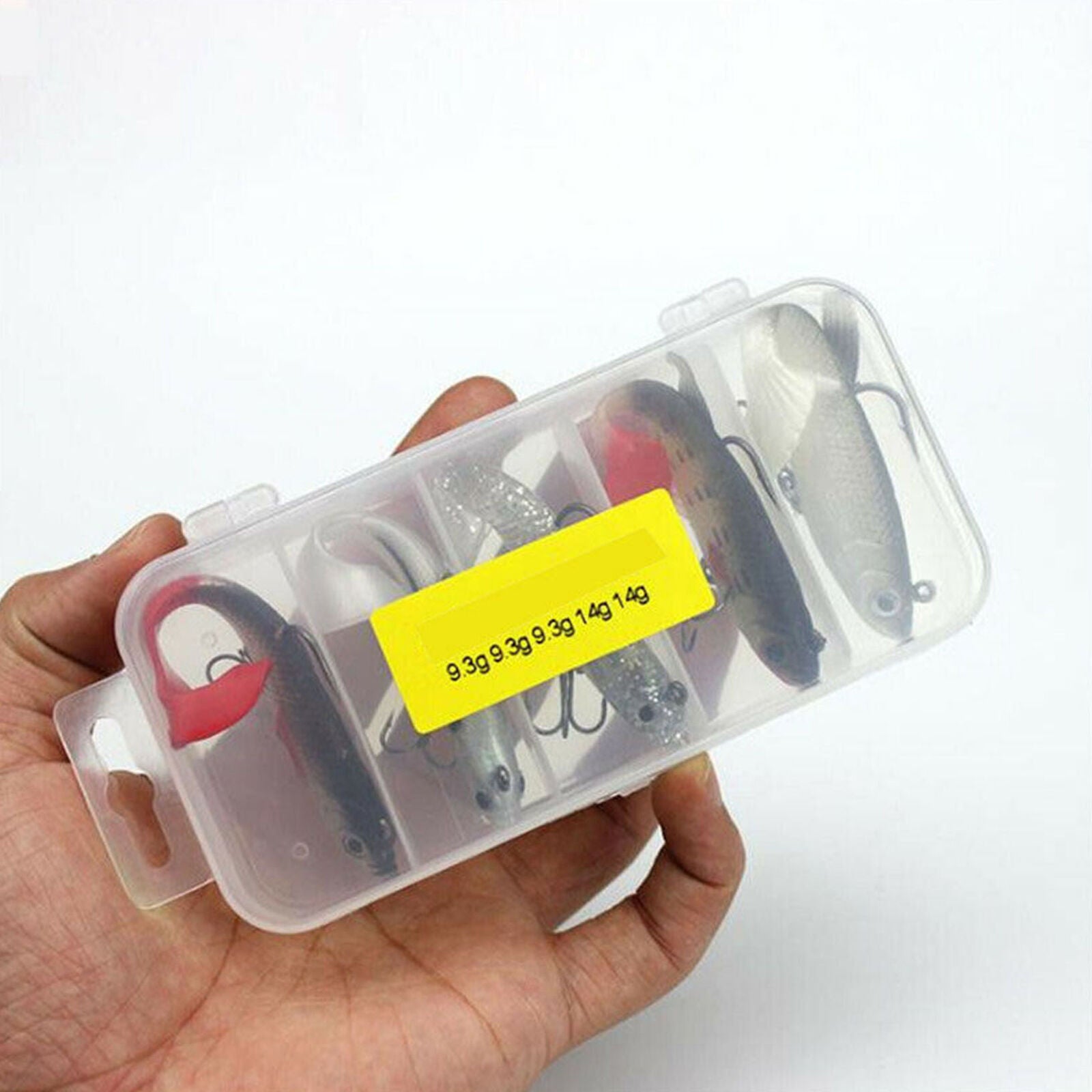 5pcs Fishing Lures Spinner baits Bass Trout Salmon Hard Metal Spinner baits Box