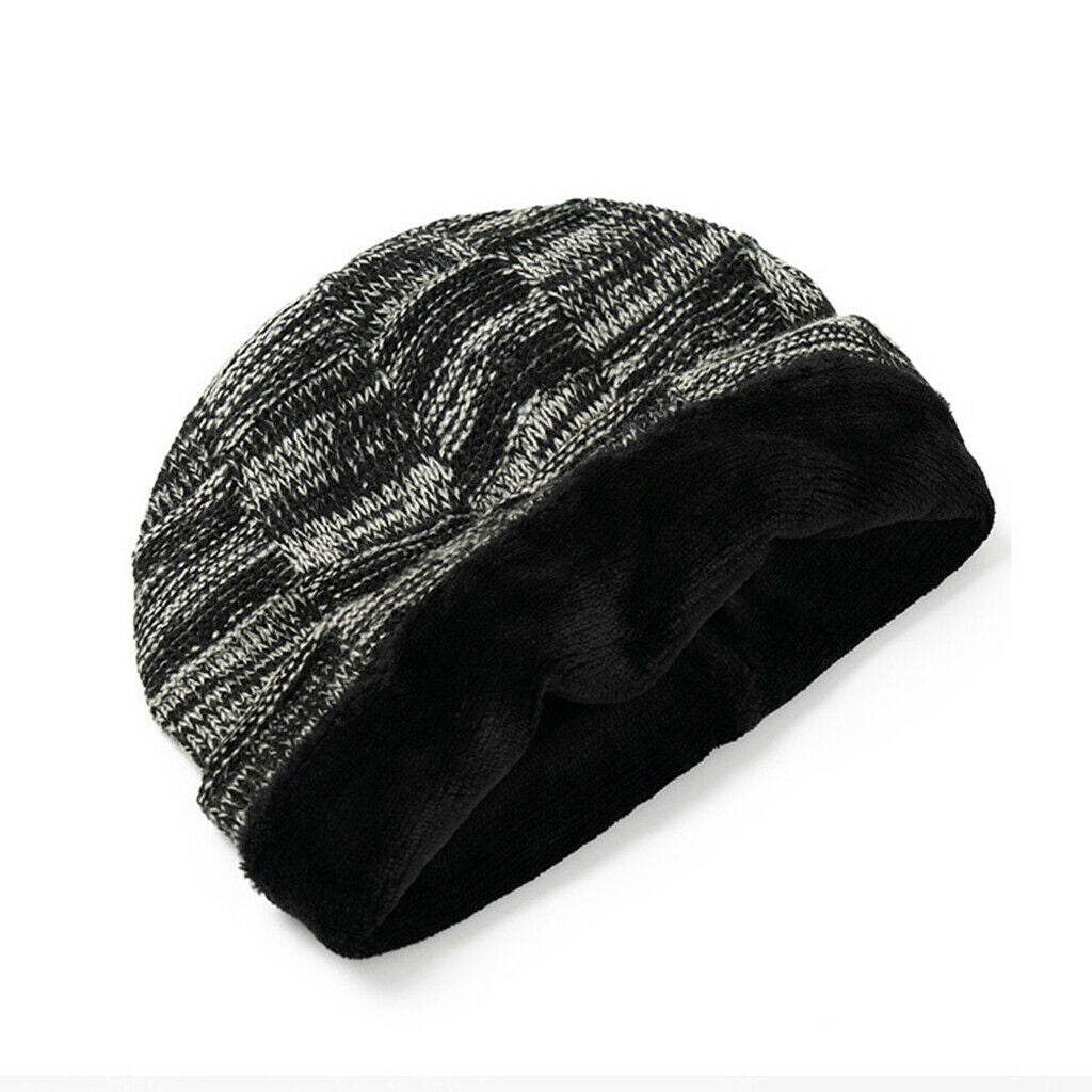LED Light Beanie Hat Warm Headlight Hats for Men Dad Camping Fishing Running