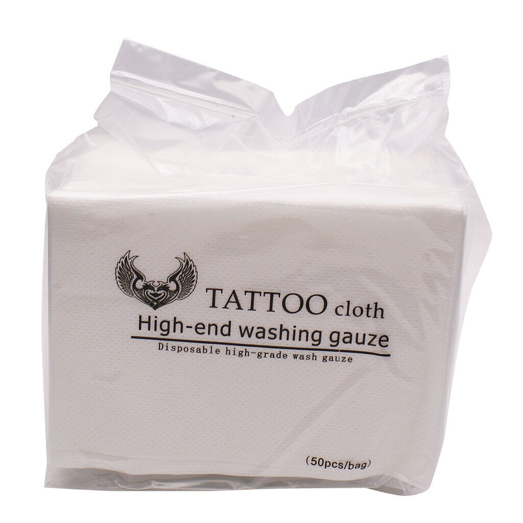 50 Sheets Comfortable Tattoo Cleaning Towels Makeup Remover Cosmetics Wipes