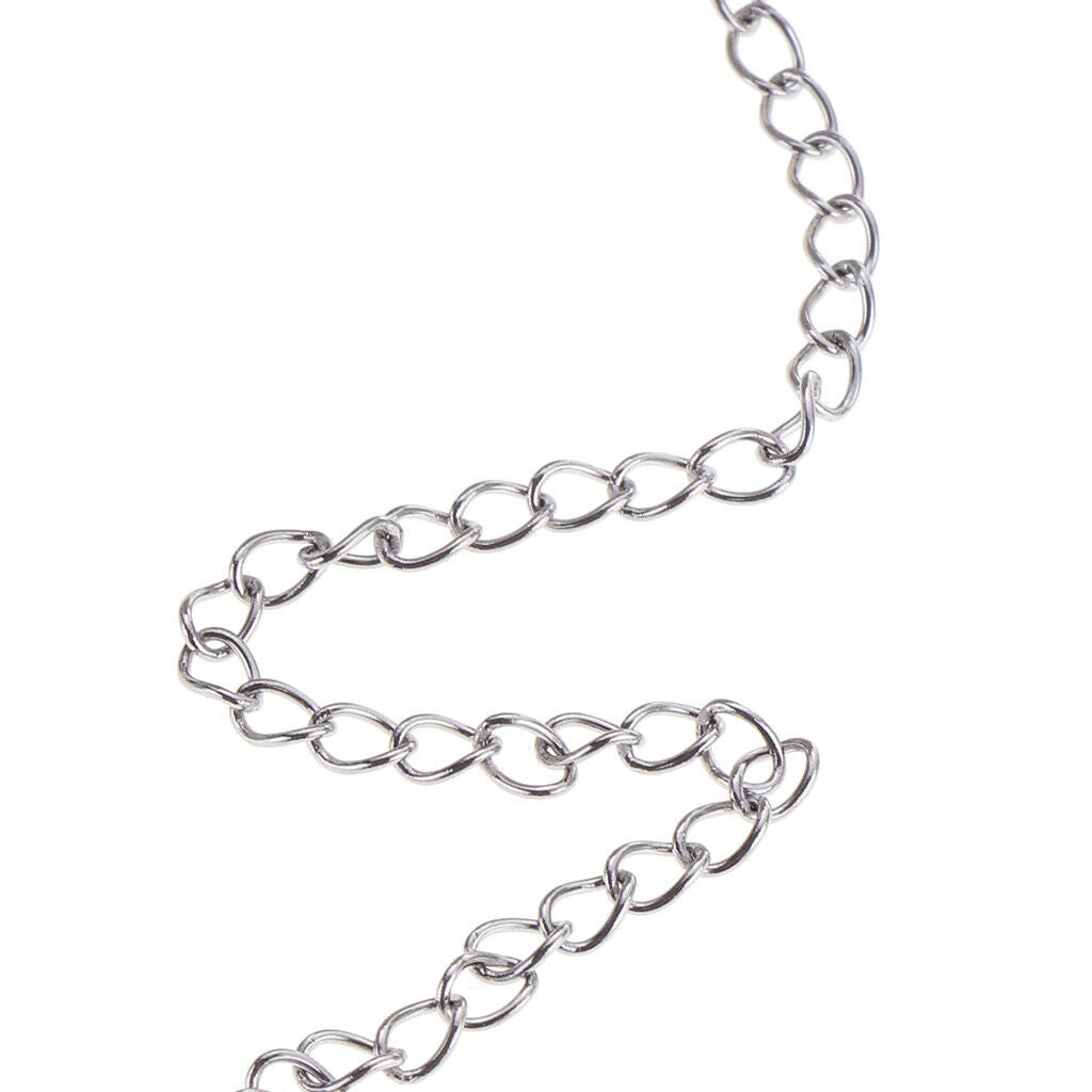 13yd Stainless Steel Chain 2.9mm Wide DIY Jewelry Making Repair Replacement