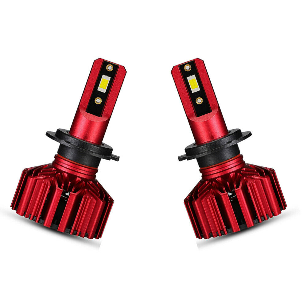 2PCS H7 LED Headlight Super Bright Bulbs Kit 10000LM Lights White 6000K 9V-32V