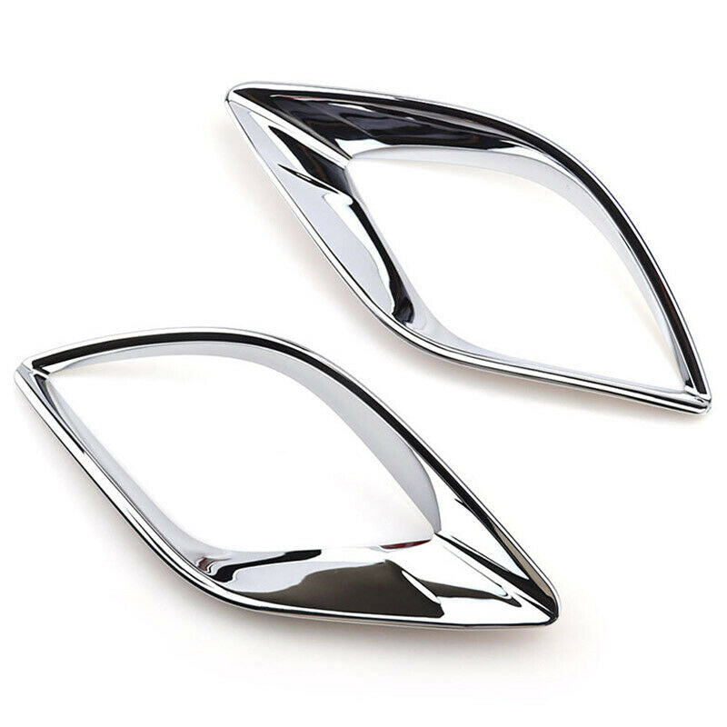 Fit For 2012-2016 Mazda Cx-5 Cx5 Chrome Rear Reflector Fog Light Lamp Cover Trim