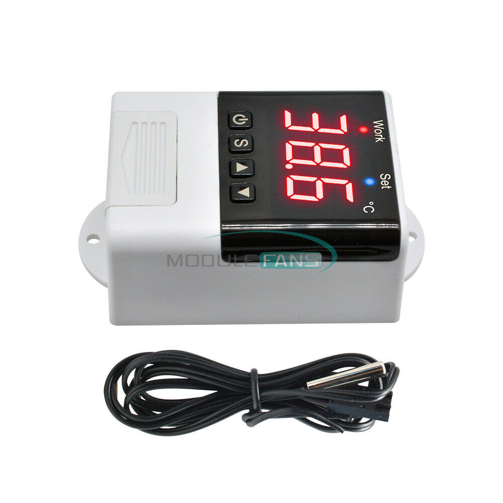 DTC1000 Digital AC 110-220V Temperature Controller Thermostat w/ LED Display
