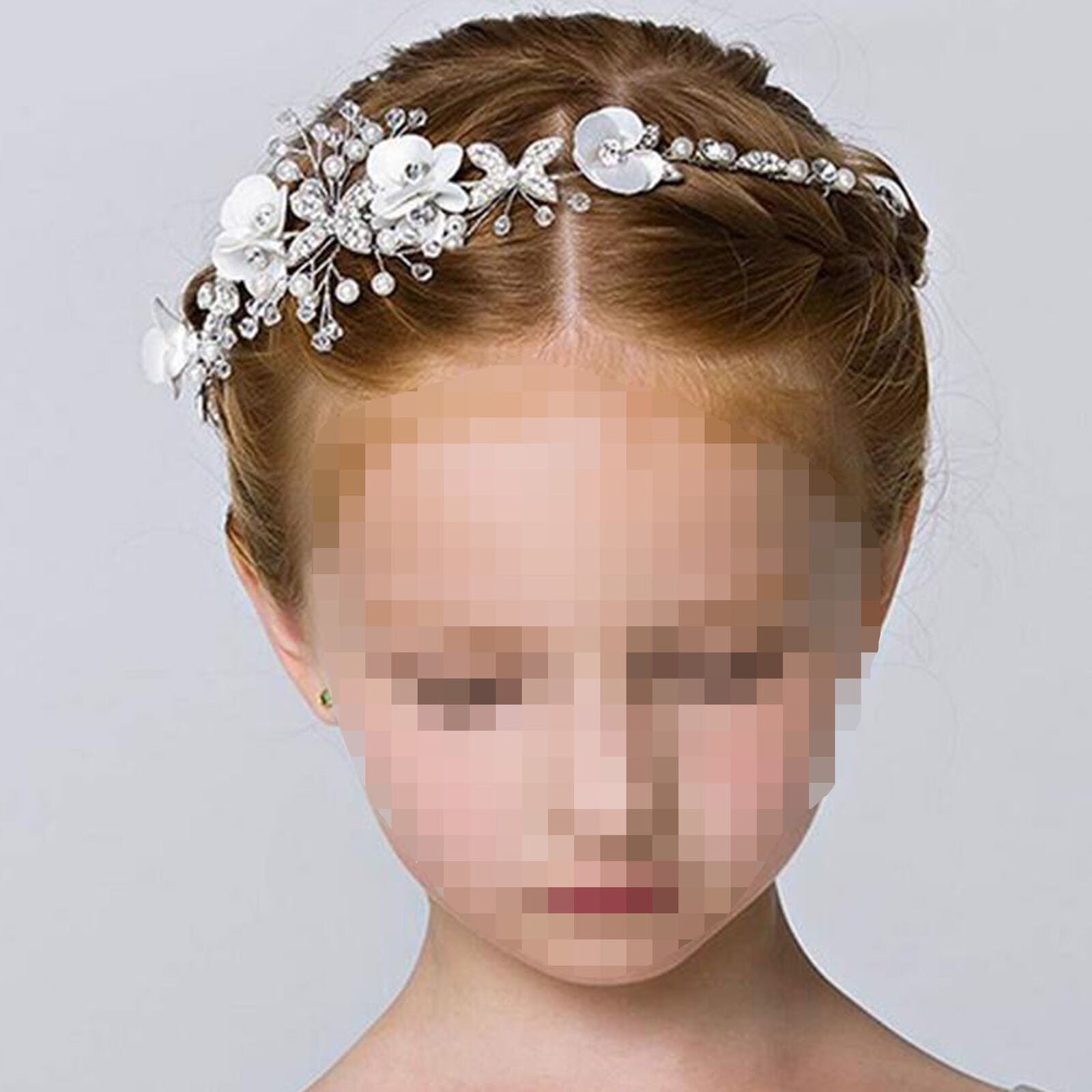 Girls Flower Hair Garland First Communion Hair Accessories Kids Flower Headband