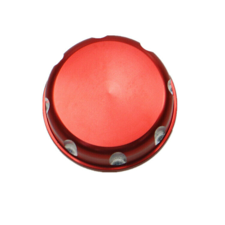 Coolant Reservoir Tank Radiator Cap Aluminum Red Lid For Kawasaki KLX250 Custom