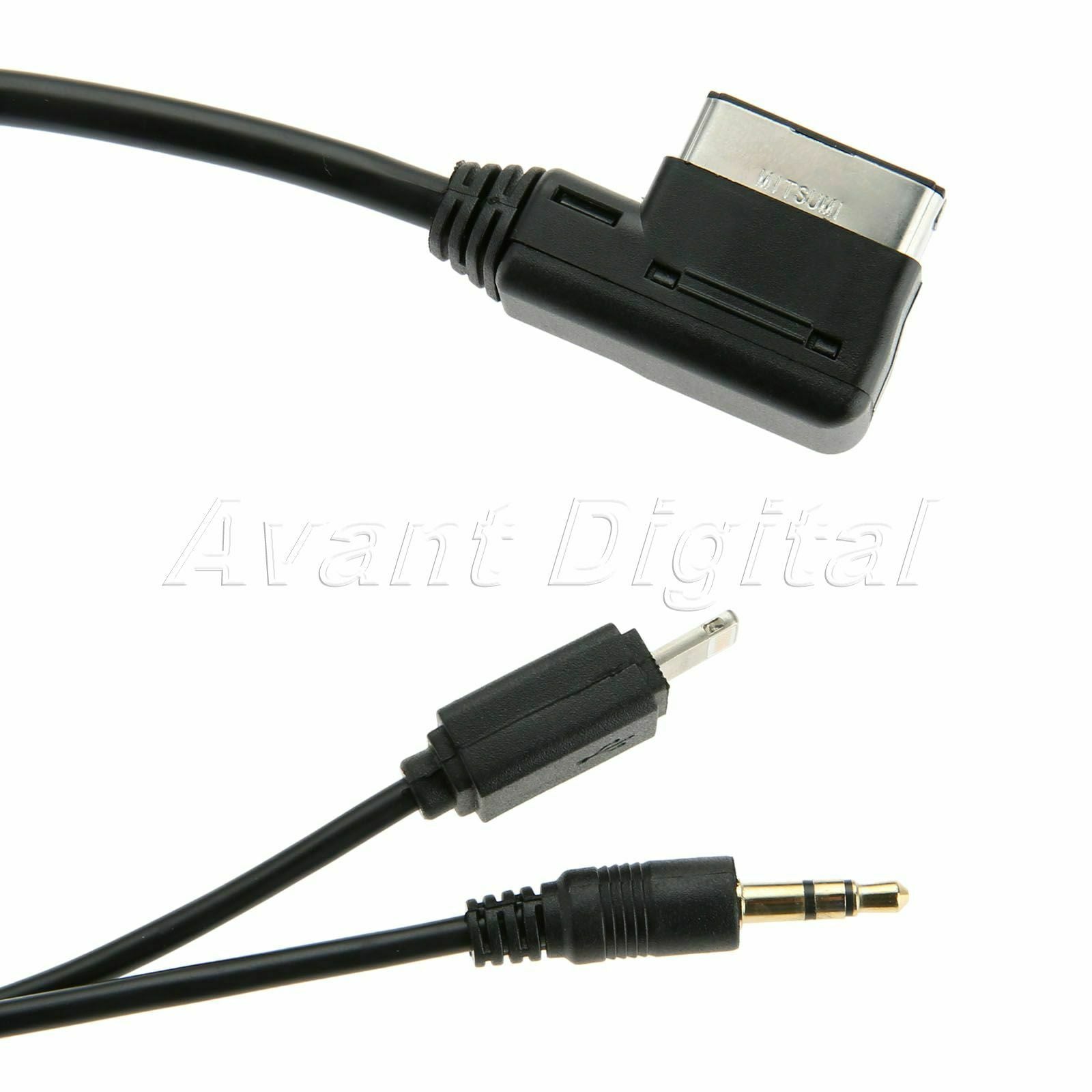 Car AMI MDI MMI 3.5 mm AUX Interface Adapter Car  Cable Fit for A4