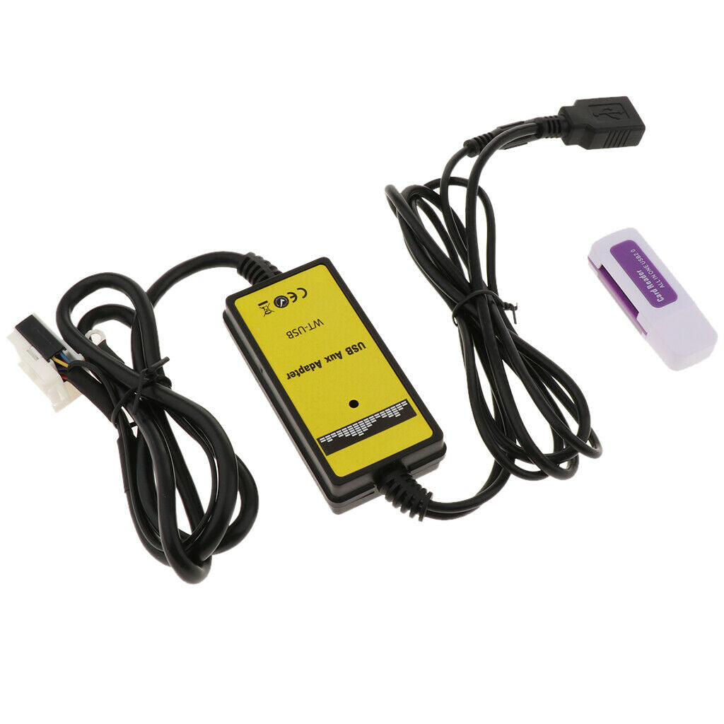 Car USB/SD Mp3 Player Interface AUX in Adapter Connect for VW Golf/Passat