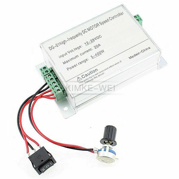 Reversible 400W DC Motor Speed Control PWM Controller