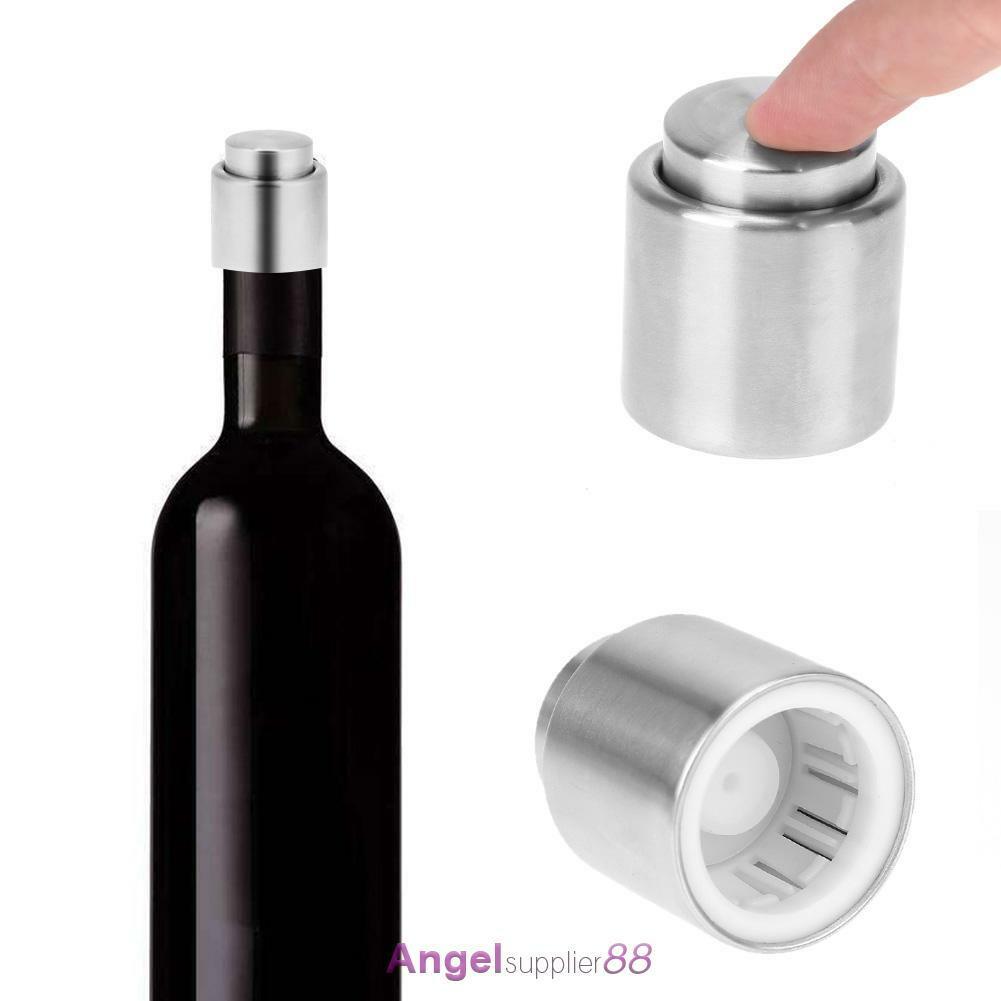 Stainless Steel Vacuum Sealed Red Wine Storage Bottle Stopper Plug champagne