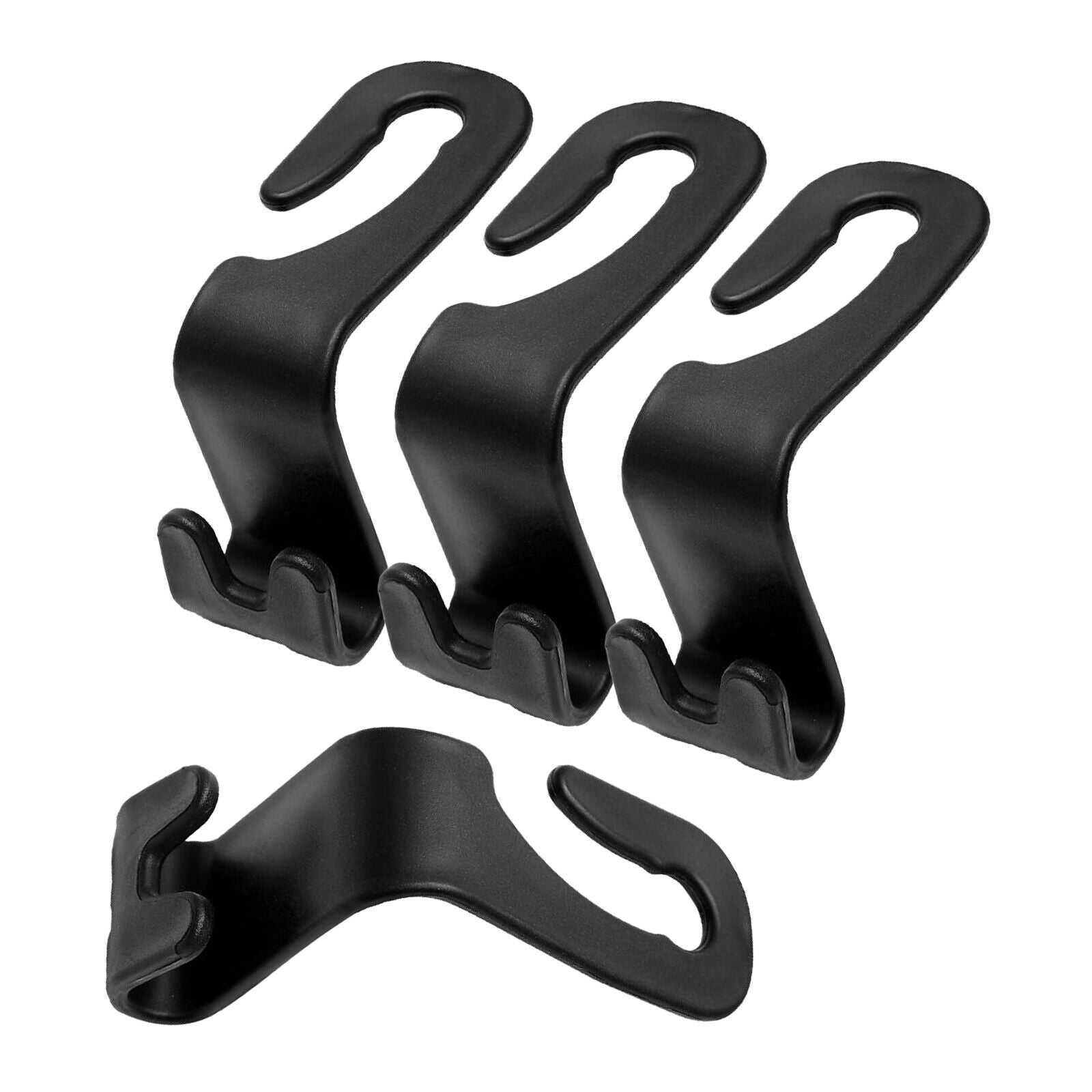 Set of 4pcs car back seat headrest hook hangers, easy to use