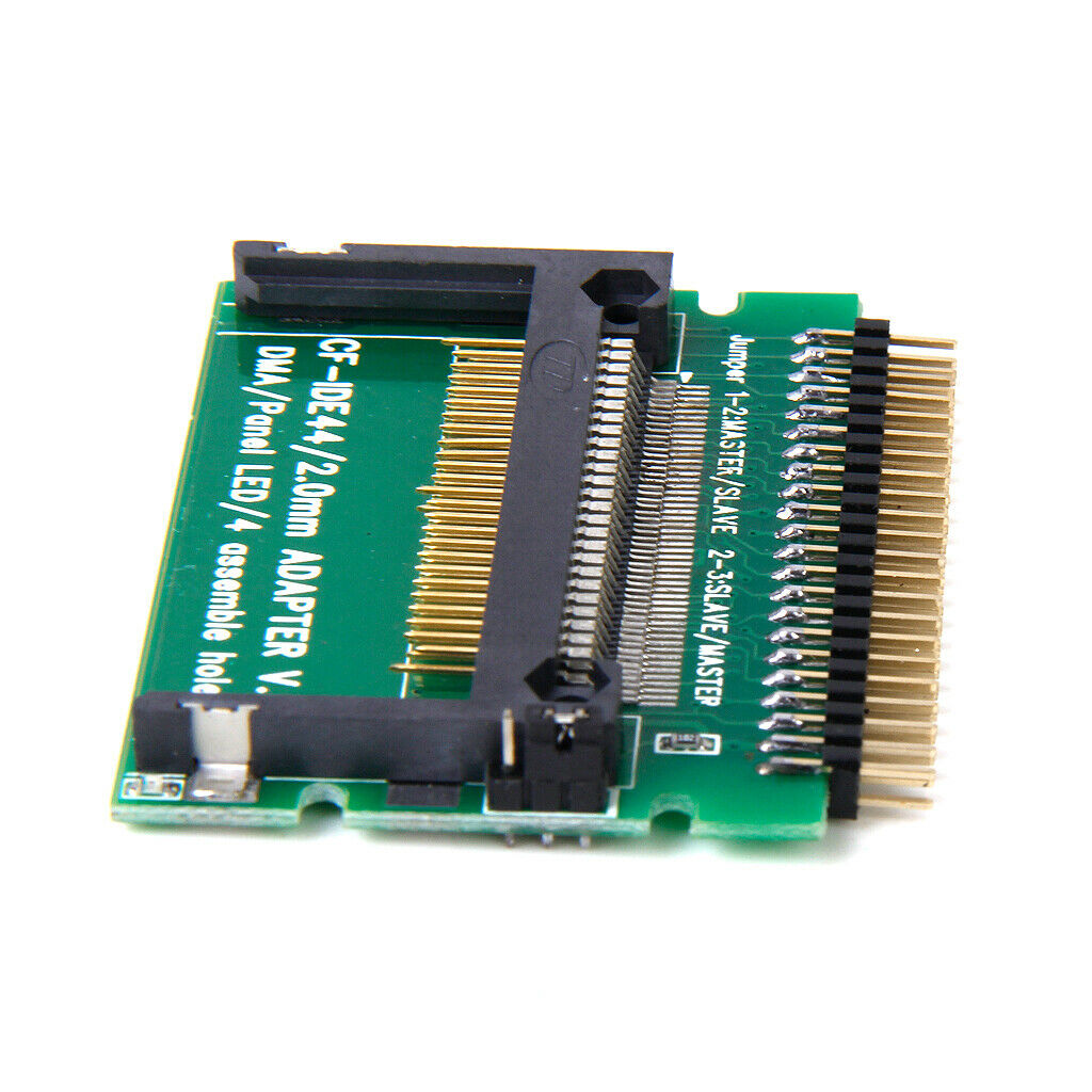2x Laptop PC 2.5" 44-Pin Male IDE HDD To CF Card Adapter