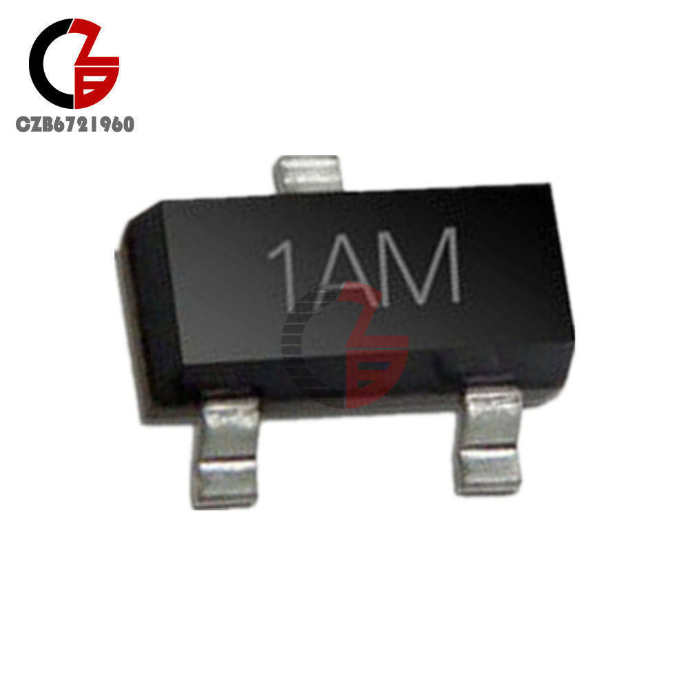 500PCS MMBT3904 SOT-23 2N3904 SMD 40V 200mA NPN Transistor