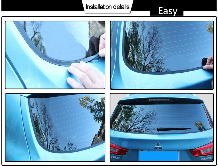 4Meter V Type Universal Car Window Sealed Weatherstrip Trim Moulding Seal Strips