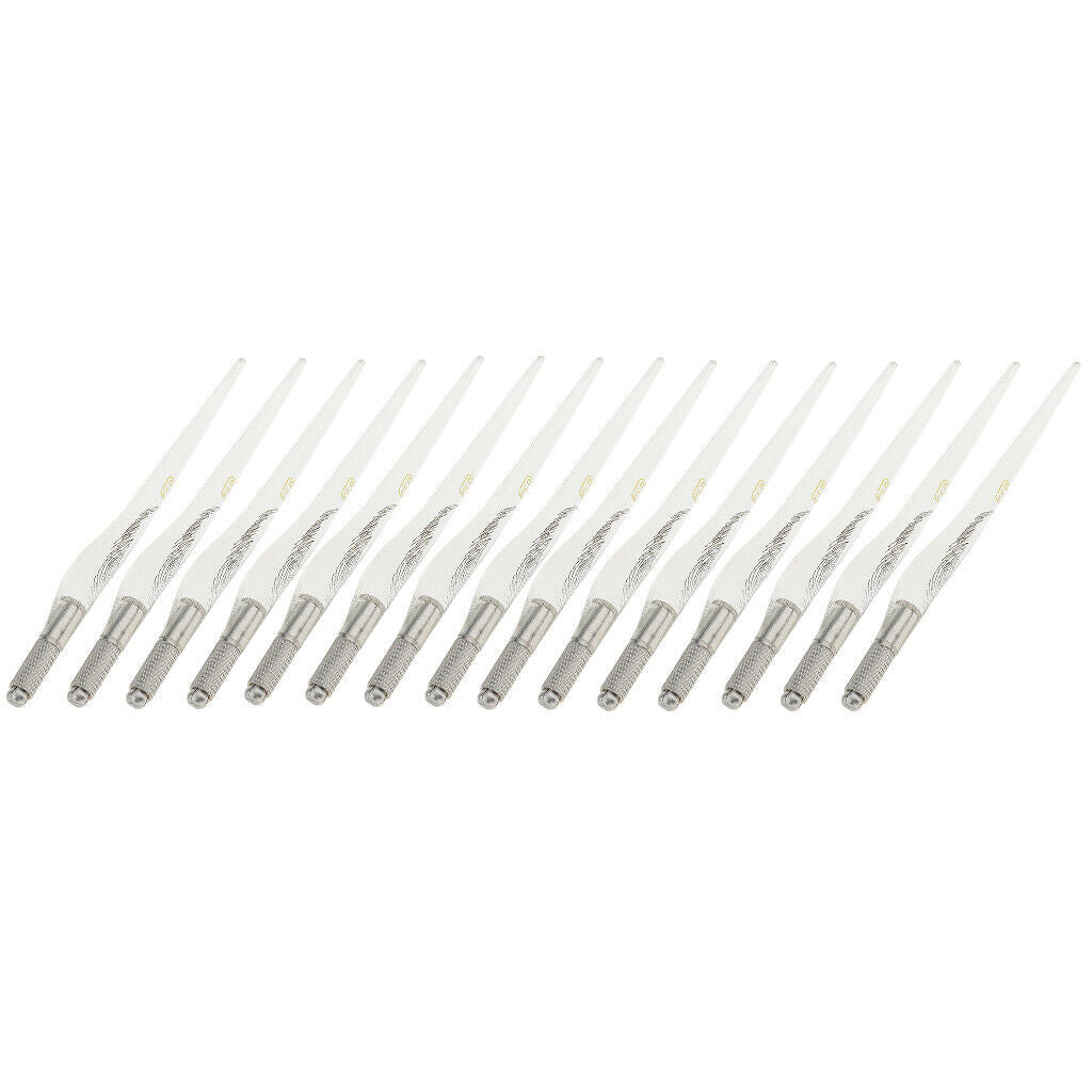 15 Packs Reusable Eyebrow Eyeliner Body Art Tattoo Microblading Pens Supply