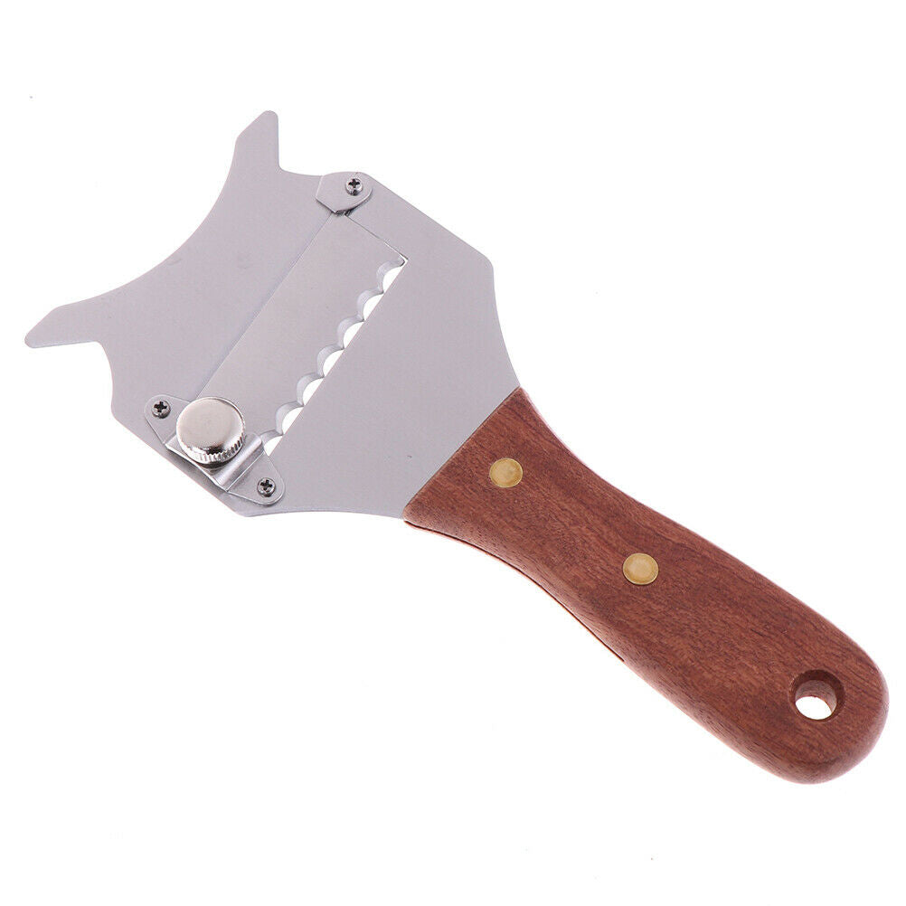 Stainless Steel Truffle Cheese Slicer Adjustable Chocolate Shaver Wavy BladeBDD