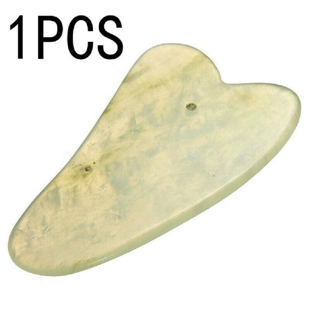 Gua Sha Green Jade Scraping Board Facial Care Massager Health Scraper Tools*1