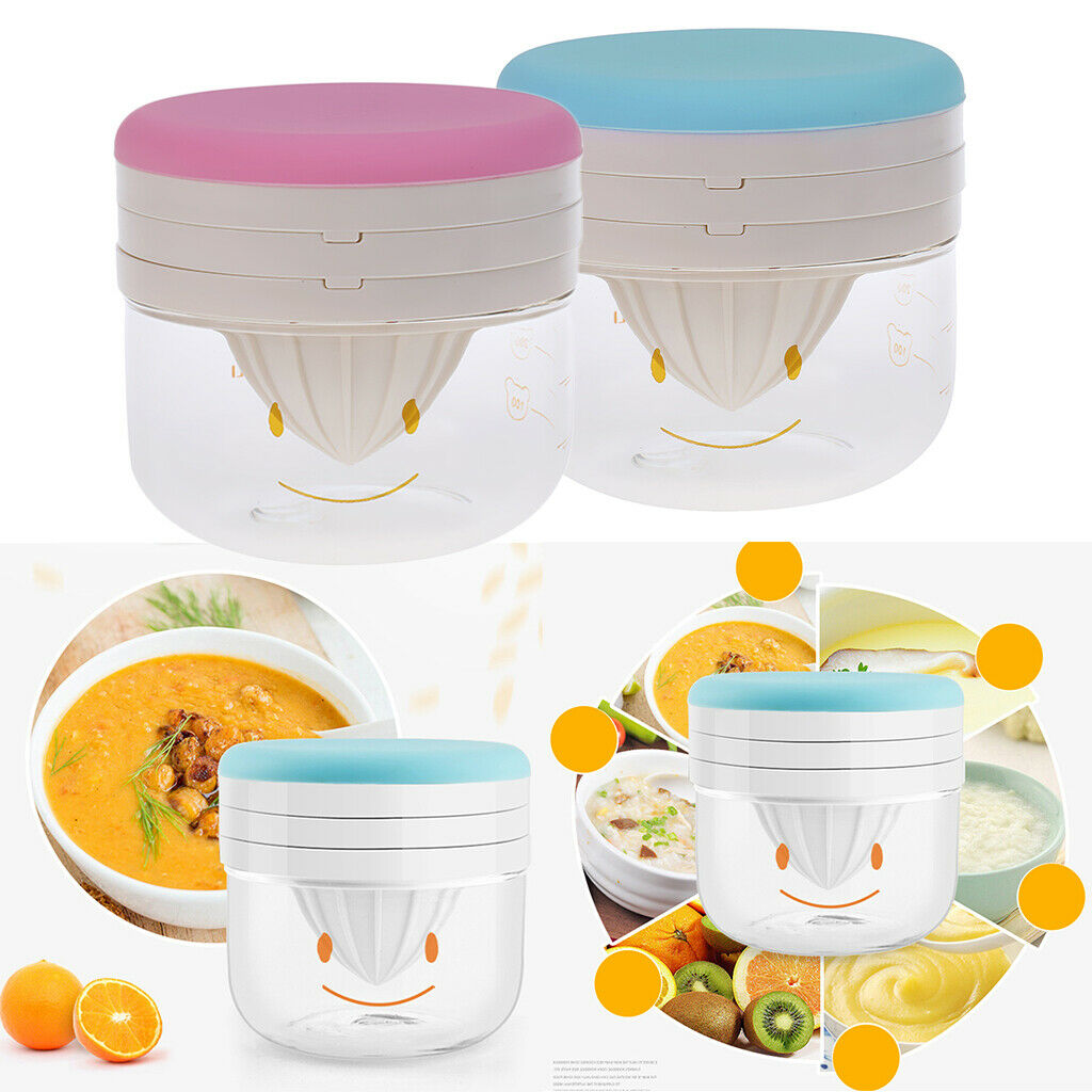 DIY Homemade Baby Food Mill Grinding Bowl Grinder Processor Pink