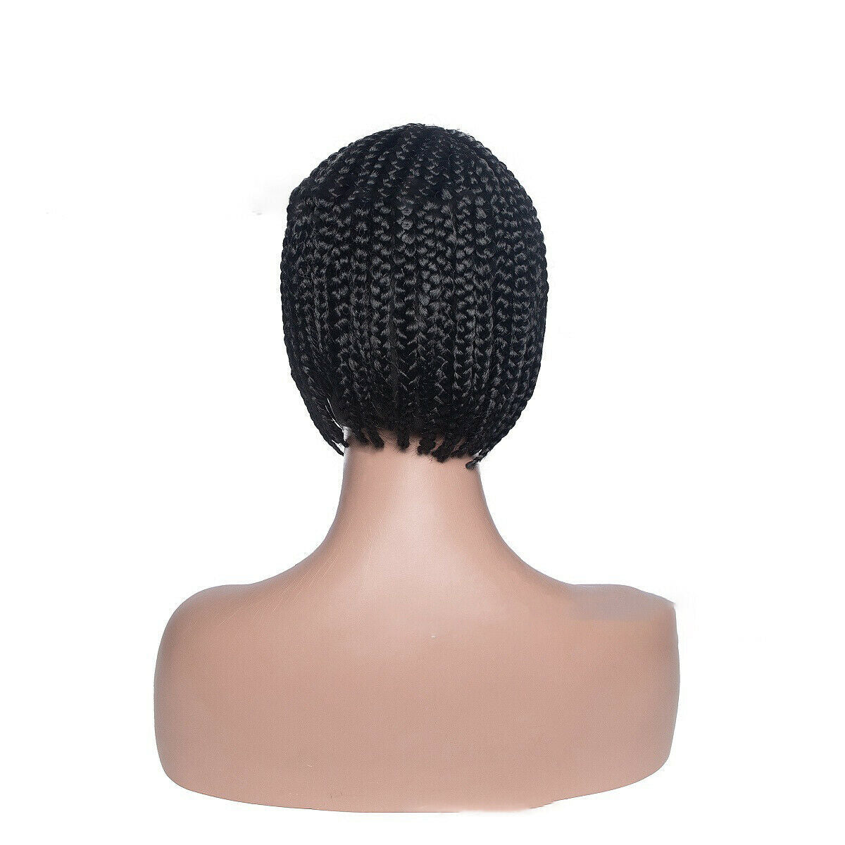Synthetic Bob Hair Box Braids Wrap Wigs for Women Braids Full Wig Headband Wigs