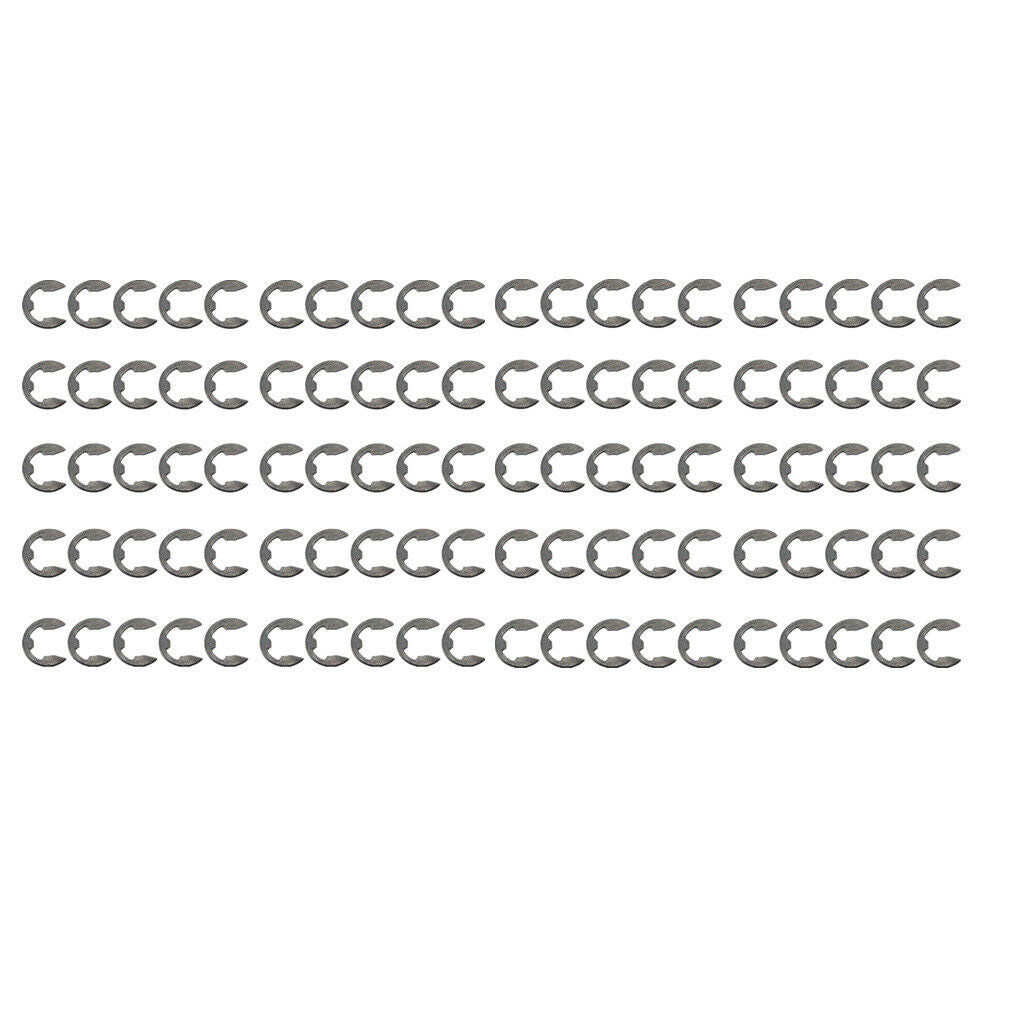 100pcs Assortment Circlips E-clip Chainsaw Clip  Holder