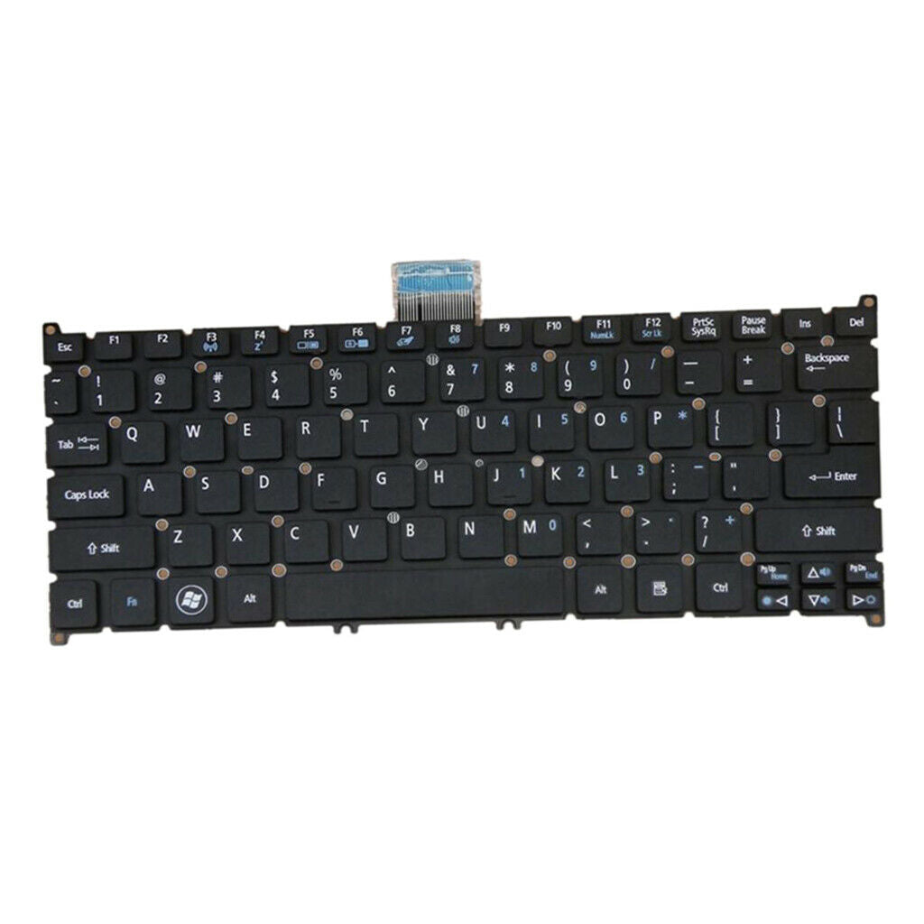 Keyboard US Layout for Acer S3-951 S5-391 TravelMate B1 w/ Frosted keycap