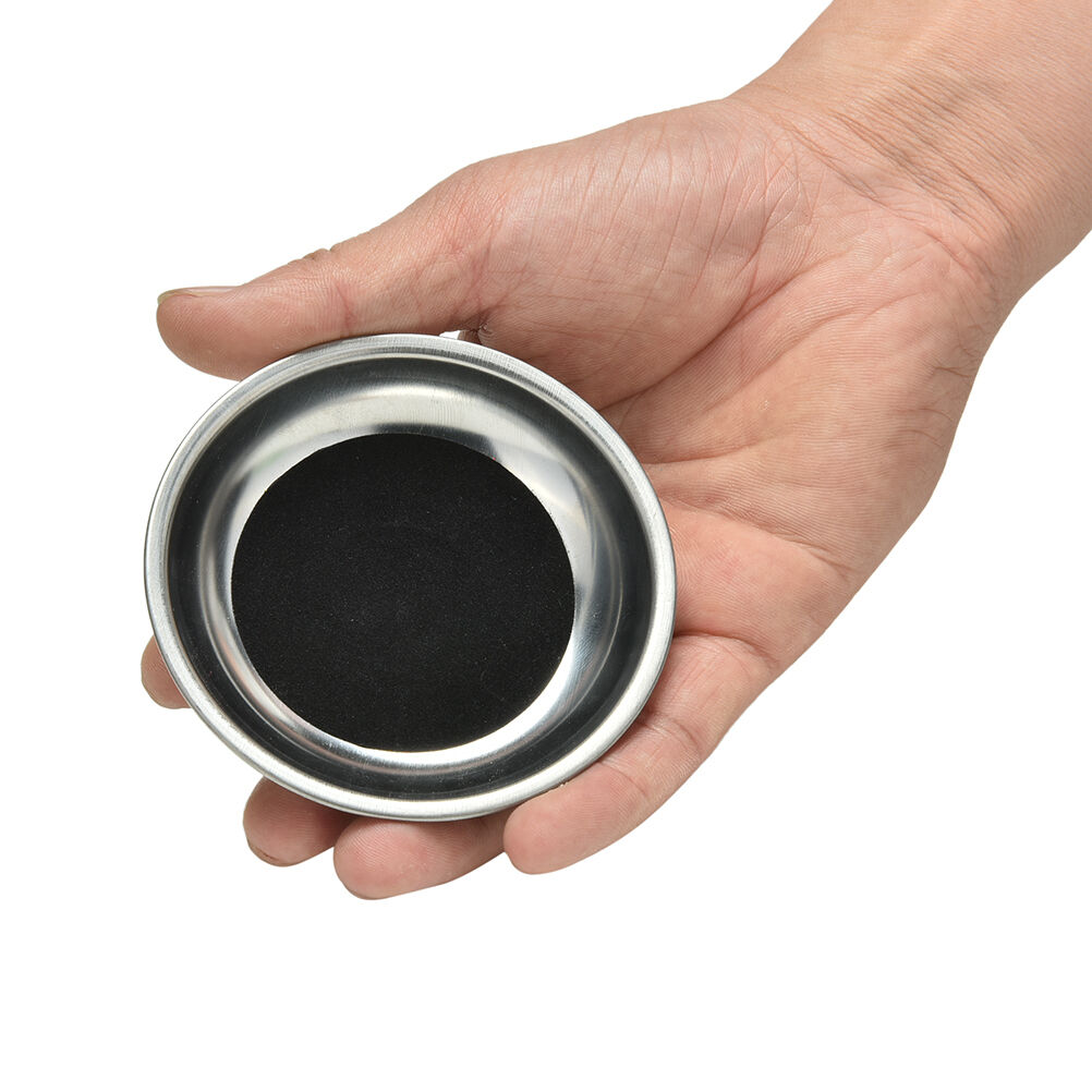 1Pcs Coin Through Glass Steel Cup Mat Magic Props Party Close-up Magic Tric DD
