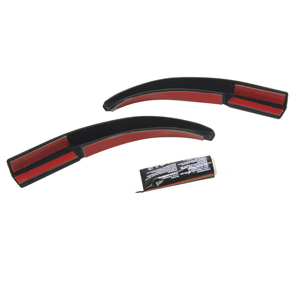 1 Pair Drip Rail Extension Hardtop Rain Diverter for Jeep Wrangler JL 18-21