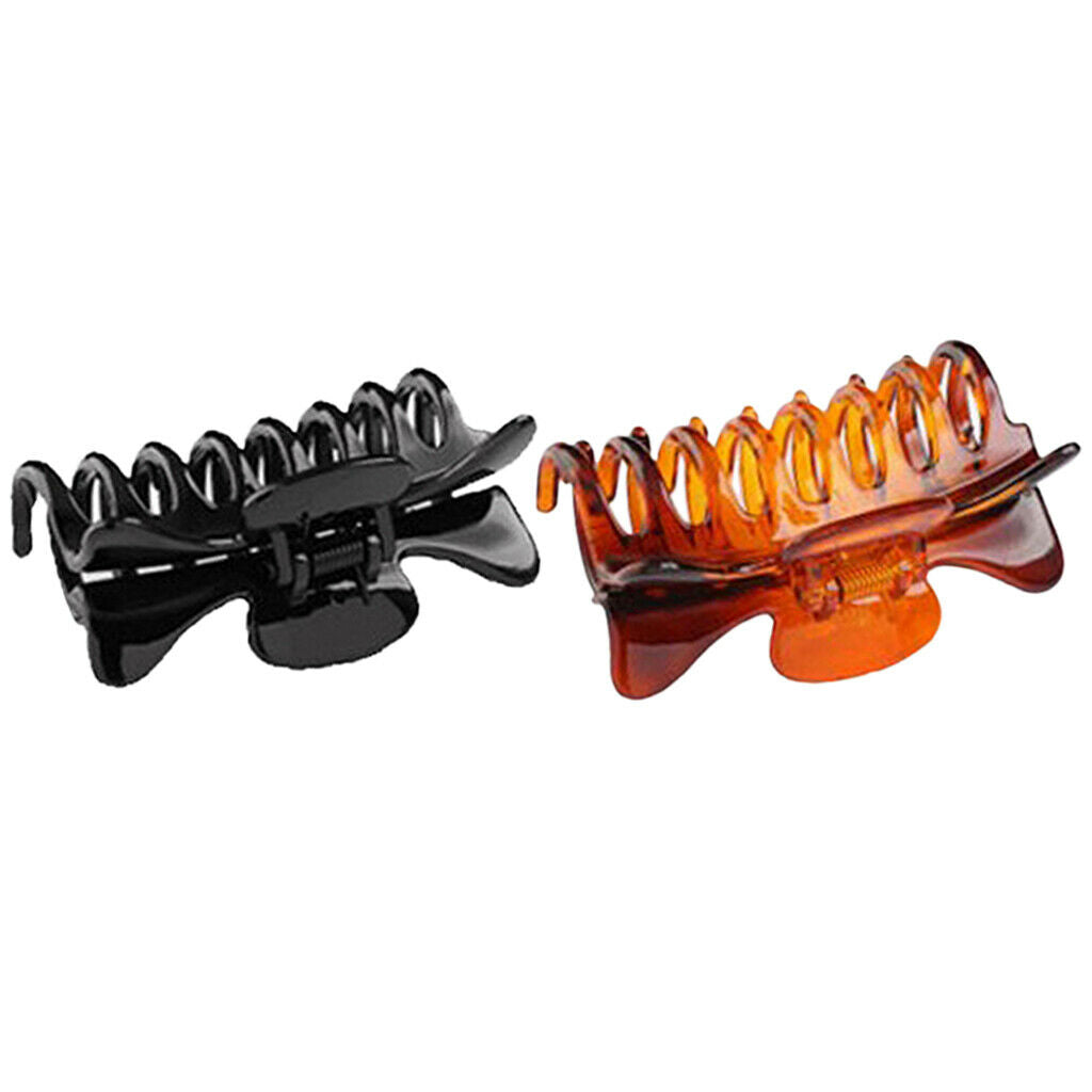 2Pack Retro Womens Large Hair Claw Clip Hair Clamp Updo for Thick Hair