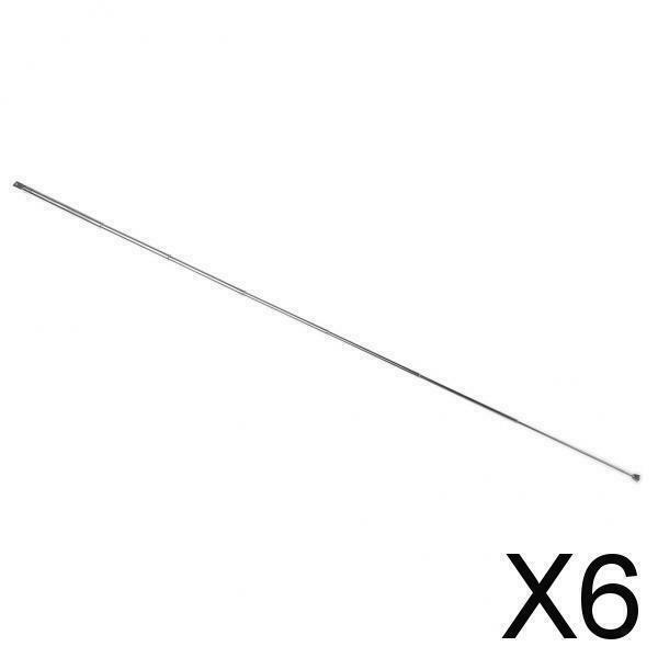 6X Replacement 7 Section 55cm Extendable Long Telescopic Antenna for FM Radio