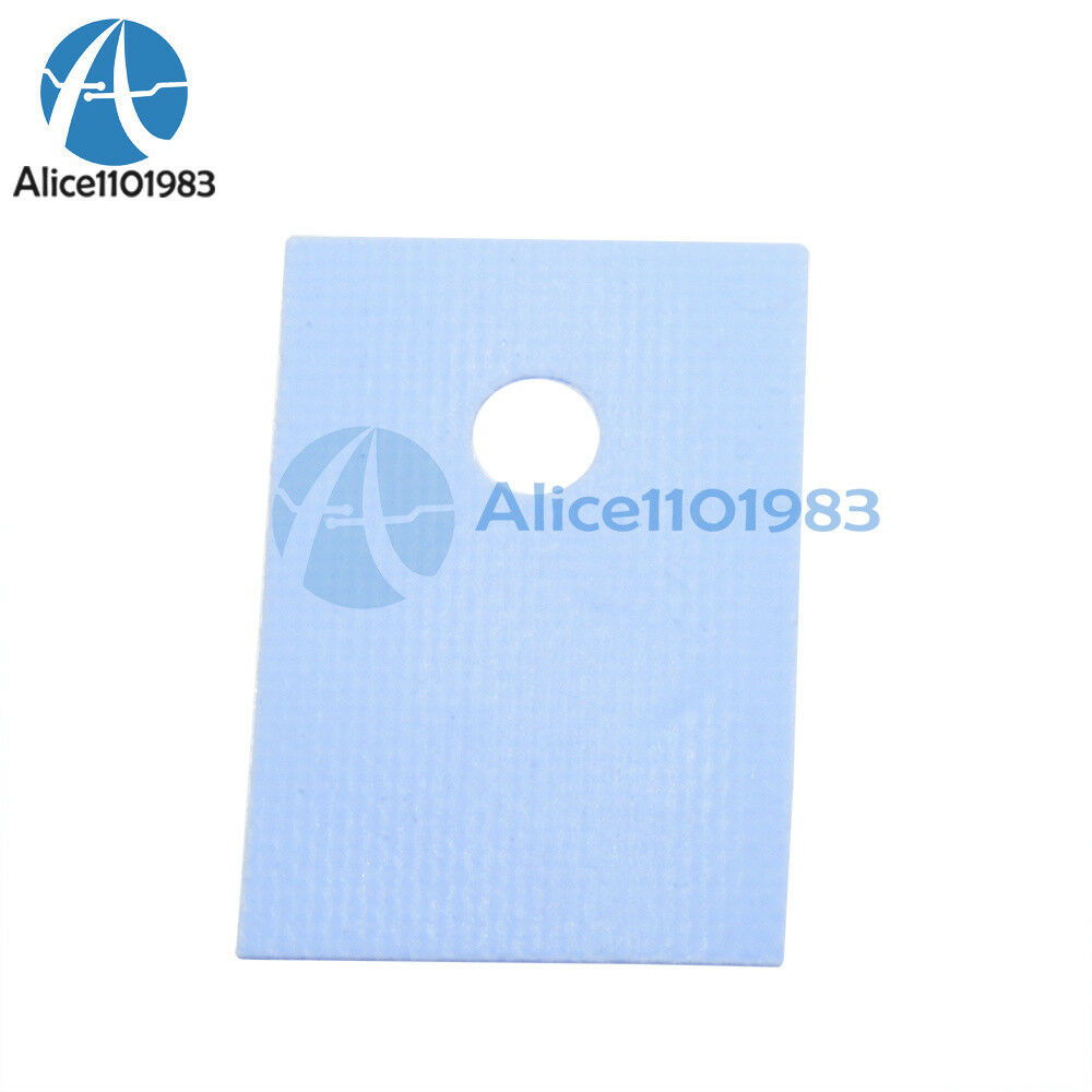 1000PCS TO-220 Insulation Pads Silicone Heatsink Shim for Laptop GPU CPU
