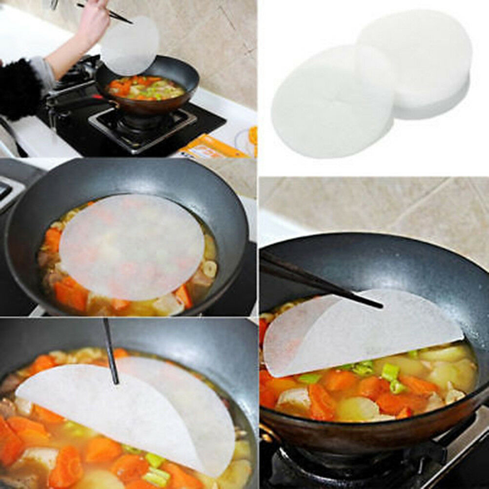 12Pcs Kitchen Food Cooking Soup Oil Absorption Paper Food Grade Oil Filter.l8