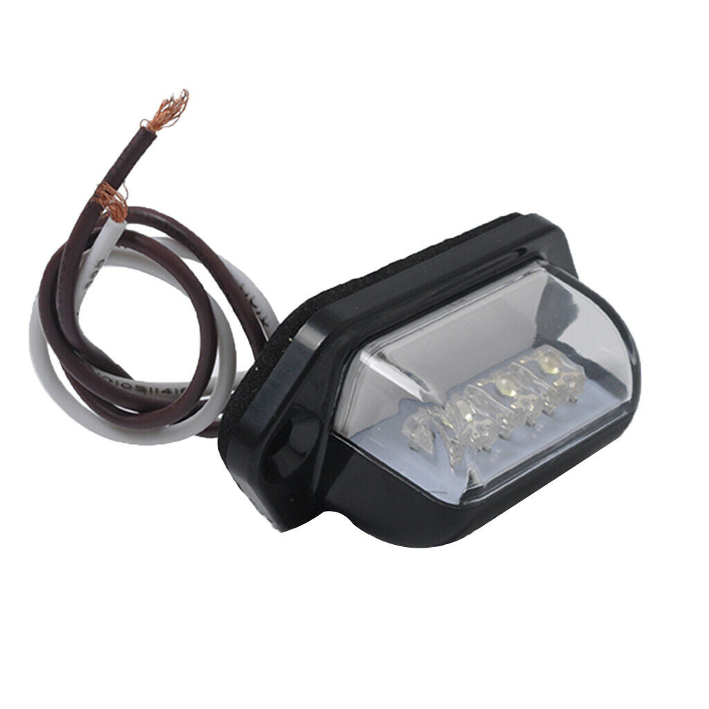 3 LEDs 6000K License Number Plate Light For Car Truck Cargo Tail Rear Light