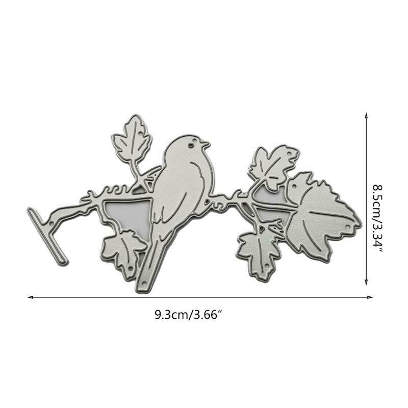 Leaf Bird Metal Cutting Dies Stencil DIY Scrapbooking Album Paper Card Template