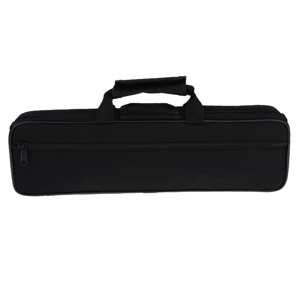 Flute Hard Case Cover w Side Pocket/Handle/Strap, 15.43 x 2.83 x 4.33 inch