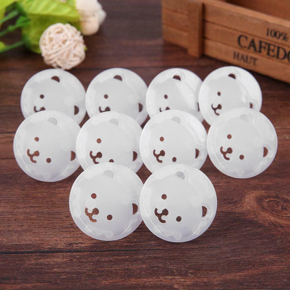 10pcs EU Power Socket Electrical Outlet Baby Safety Guard Protection Cover @