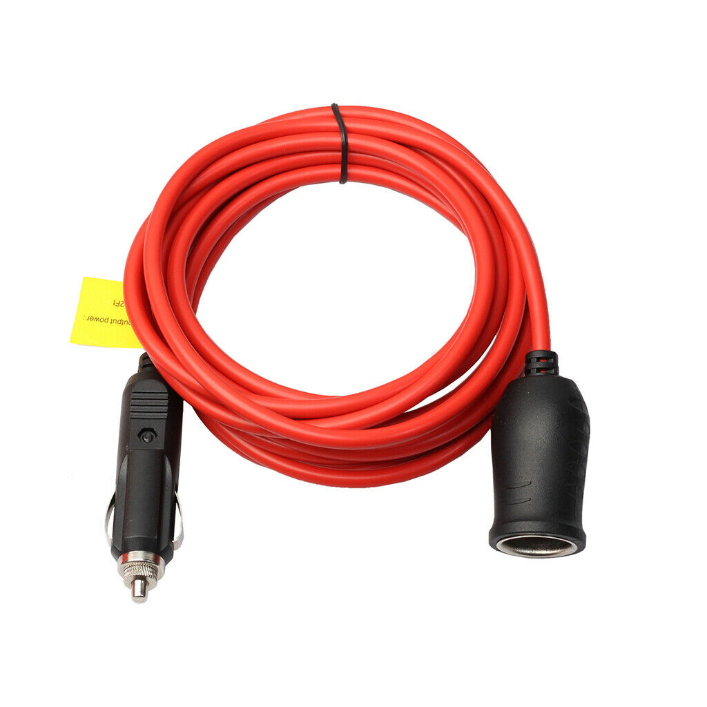 12V/24V Car Cigarette Lighter Extension Cable Socket  Cord Adapter 3.6m