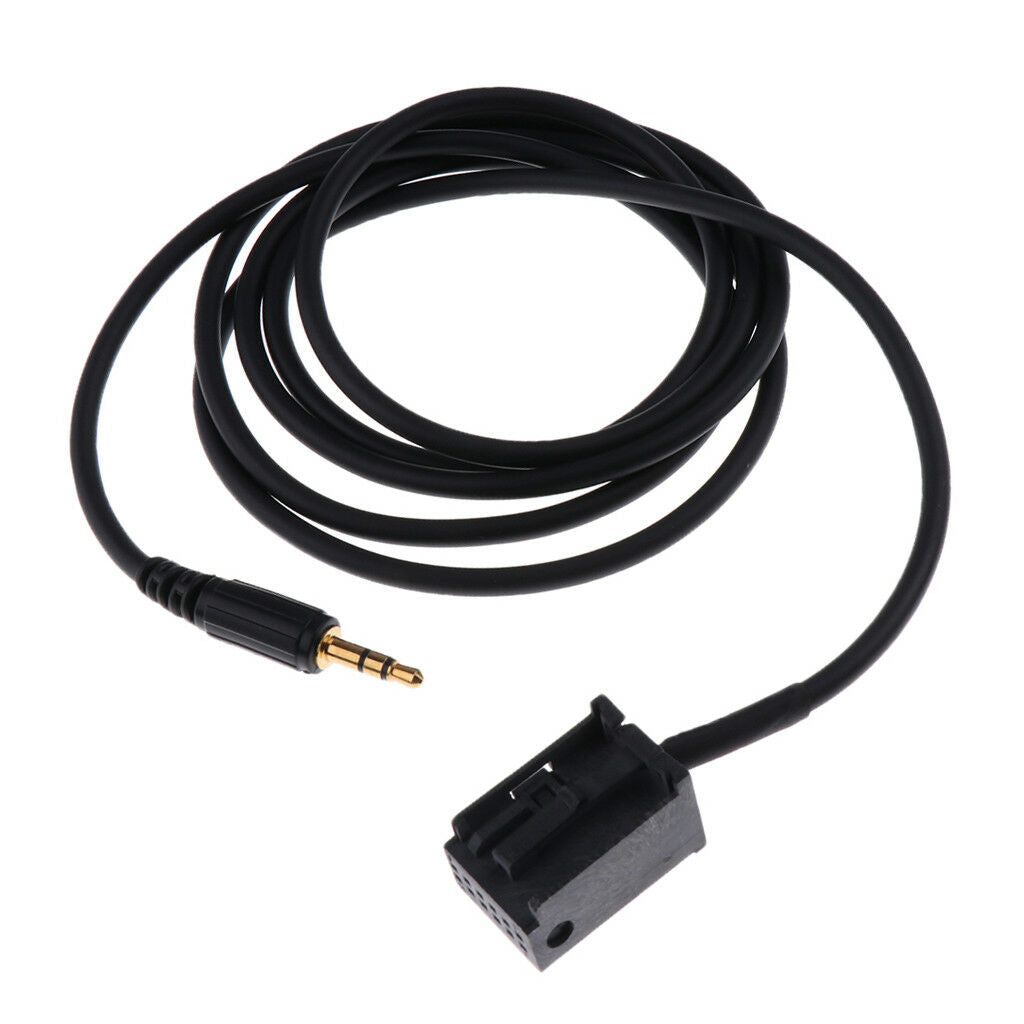 3.5mm Male to 12 Pin Audio Input Connector Cable for Ford Focus MK2 Fiesta